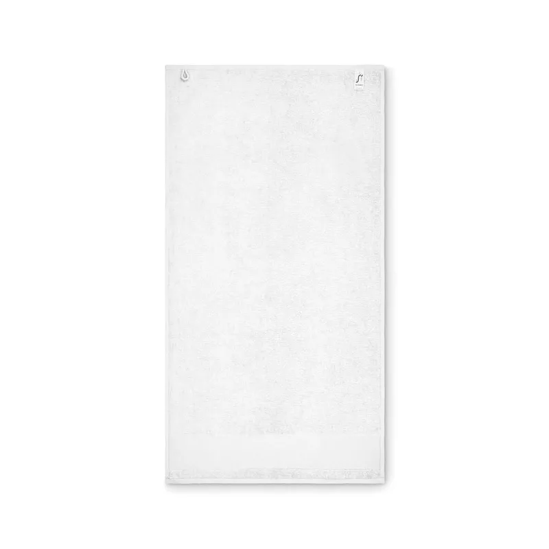 Ręcznik do rąk bawełniany 380 g/m² 50x100 cm ISLAND 50 - Bialy (MO2765-06)