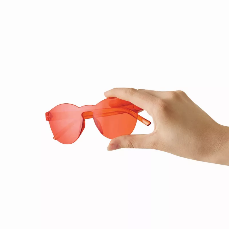 Okulary przeciwsłoneczne FANCY STYLE - pomarańczowy (56-0603088)