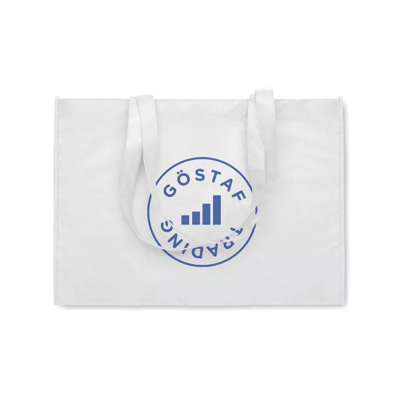 Torba na zakupy z włókniny RPET 80 g/m² KAIMONO - Bialy (MO2193-06)