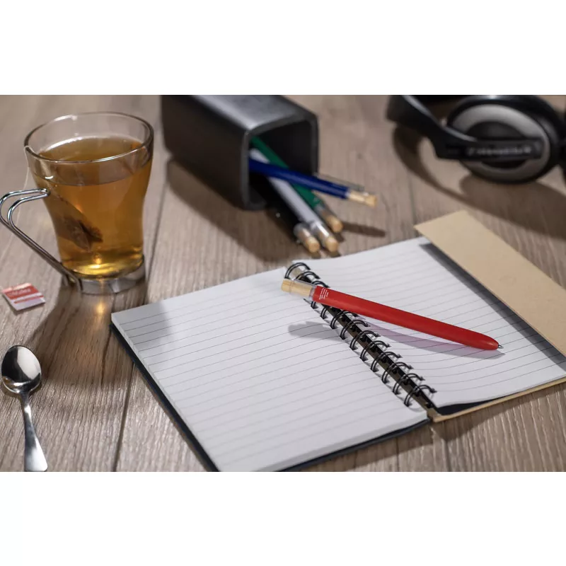 Długopis z odpadów ocean bound OCEANO - czerwony (19740-04)