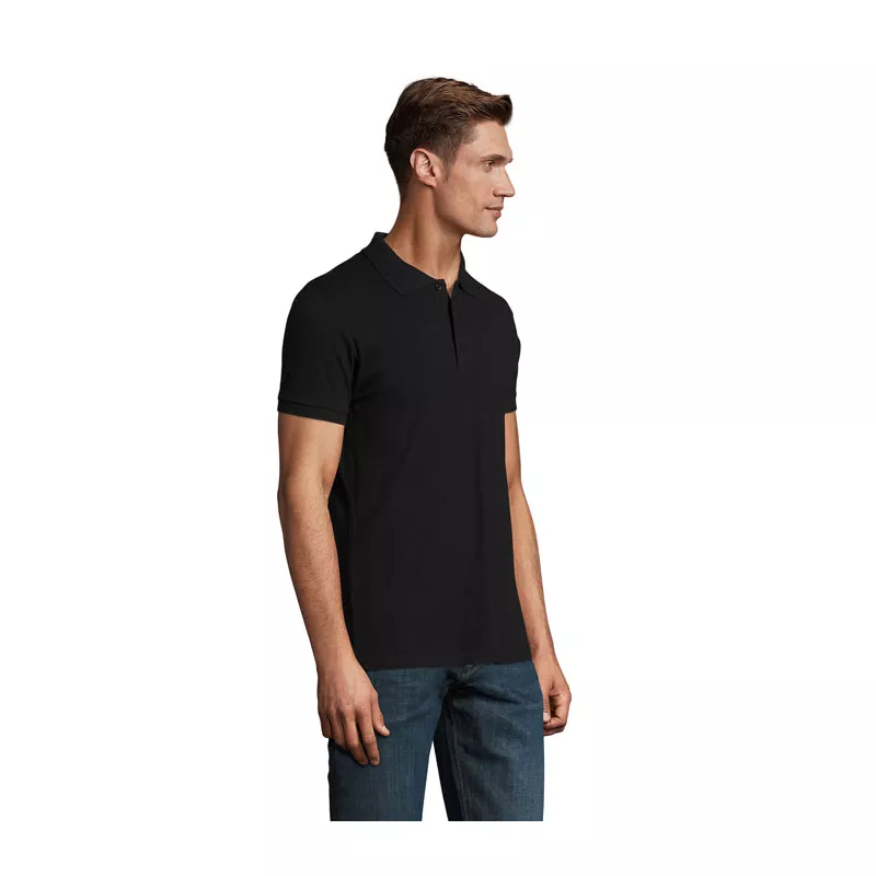 Koszulka polo męska piqué 180 g/m² Sol's PERFECT MEN - Czarny (S11346-BK)