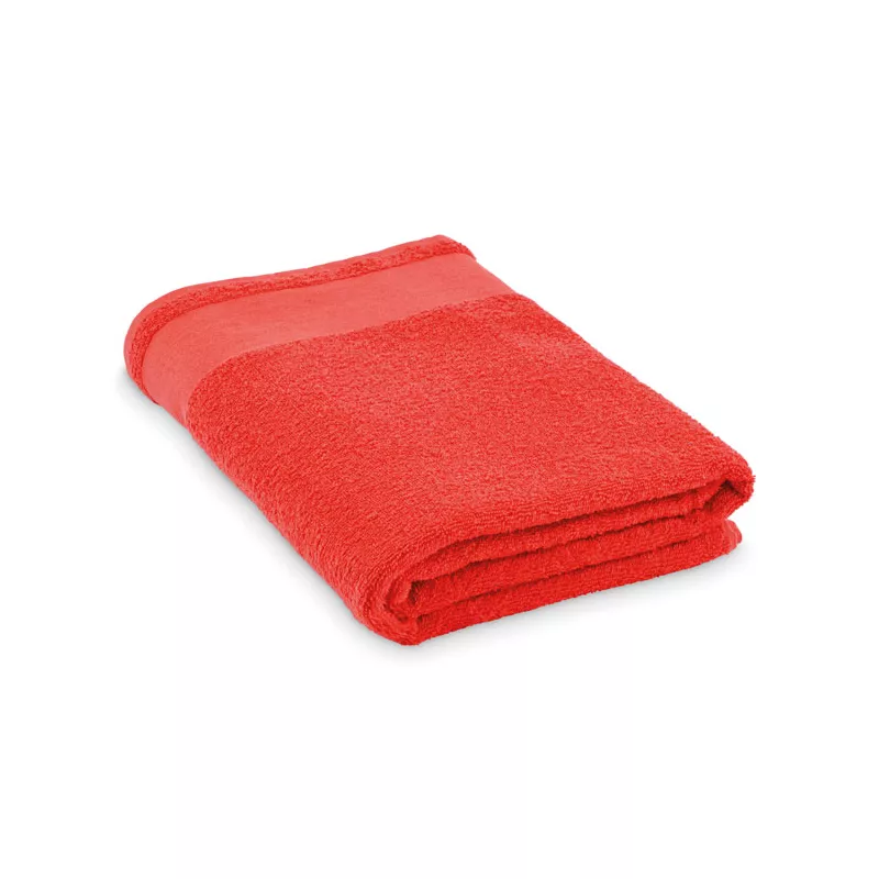 Ręcznik kąpielowy 380 g/m² 100x150 cm ISLAND 100 - Czerwony (MO2767-05)