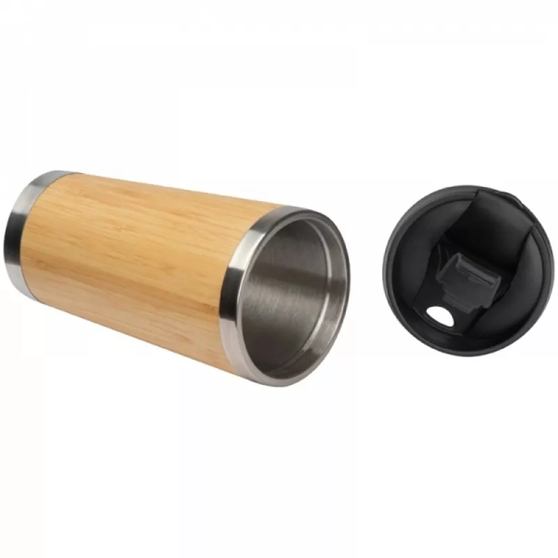 Kubek termiczny BAMBOOGARDEN 400 ml - beżowy (156413)