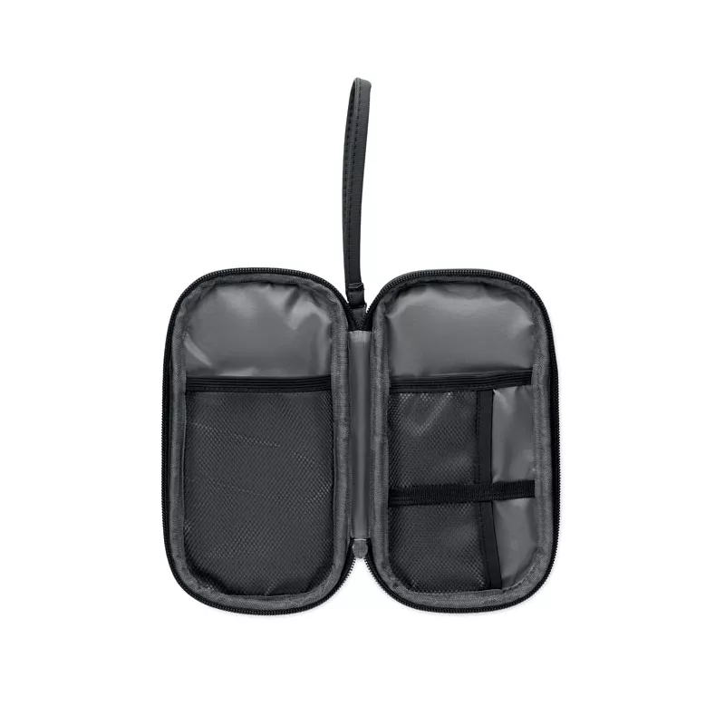 Etui na akcesoria z RPET 600D ALLTHERE - Czarny (MO2859-03)