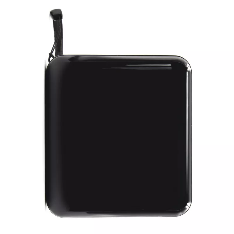 Power bank 10000 mAh, 3 kable do ładowania w komplecie | Tim - czarny (V0903-03)