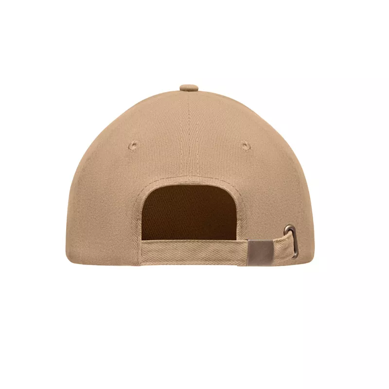 Czapka z daszkiem 6-panelowa 270 g/m² TEKAPO - Bezowy (MO9643-13)