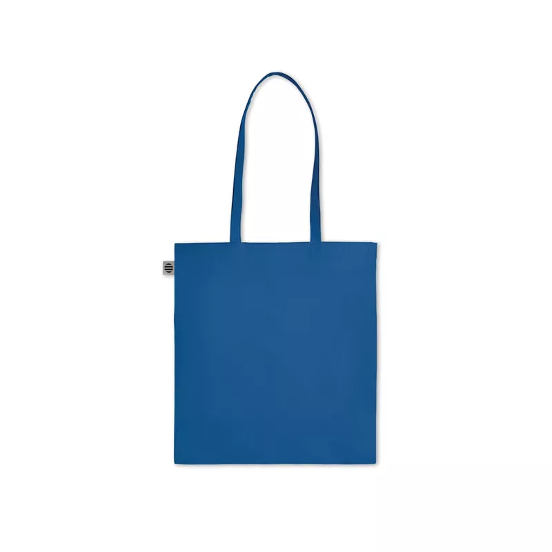 Torba z bawełny organicznej 140 g/m² ZIMDE COLOUR - Niebieski (MO6189-37)