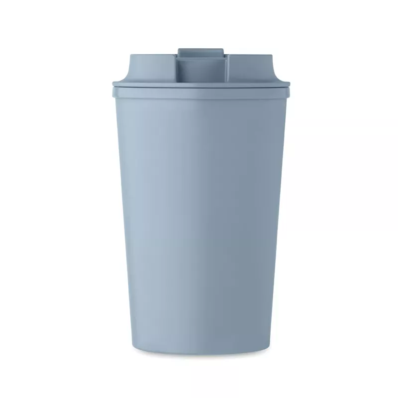 Kubek dwuścienny z PLA 350 ml BEIBAKU - Petrol (MO2310-20)