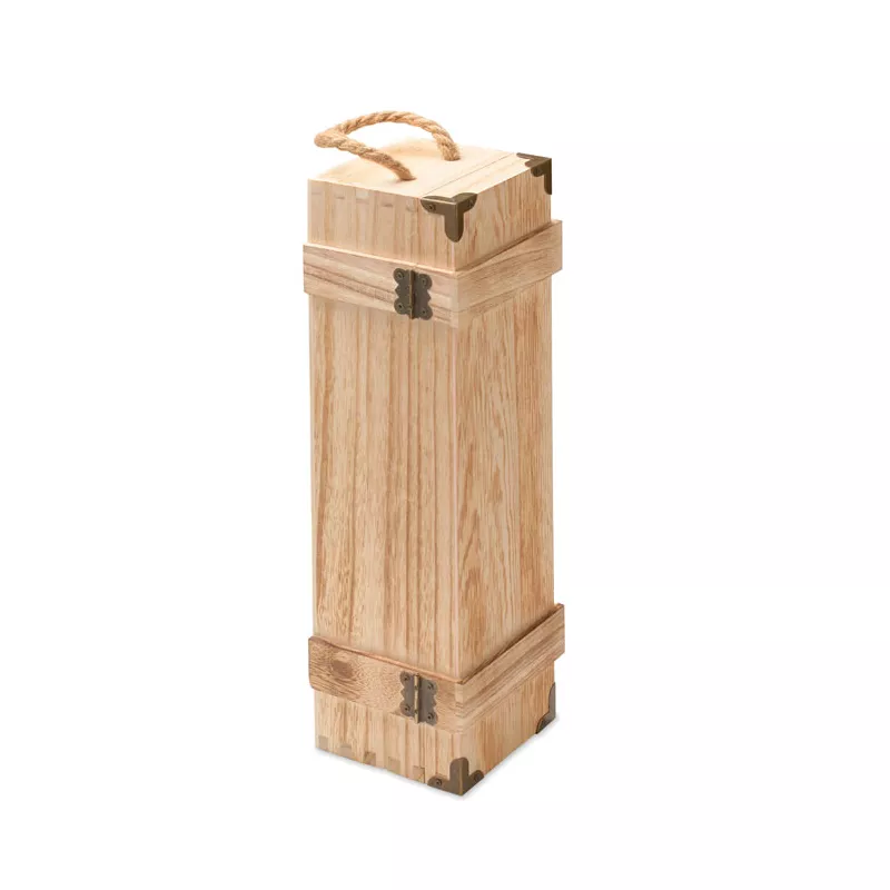 Pudełko na wino z drewna paulowni VINBOX + - Drewna (MO3121-40)