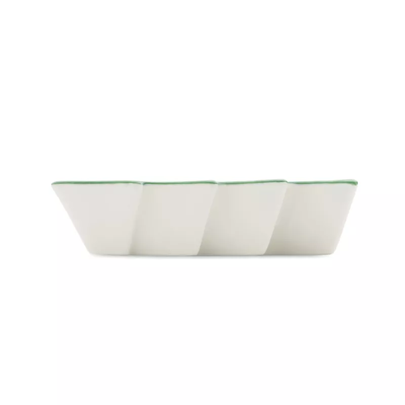 Świeca roślinna w porcelanowej choince 60 g HOLIFIR - Zielony (CX1542-09)