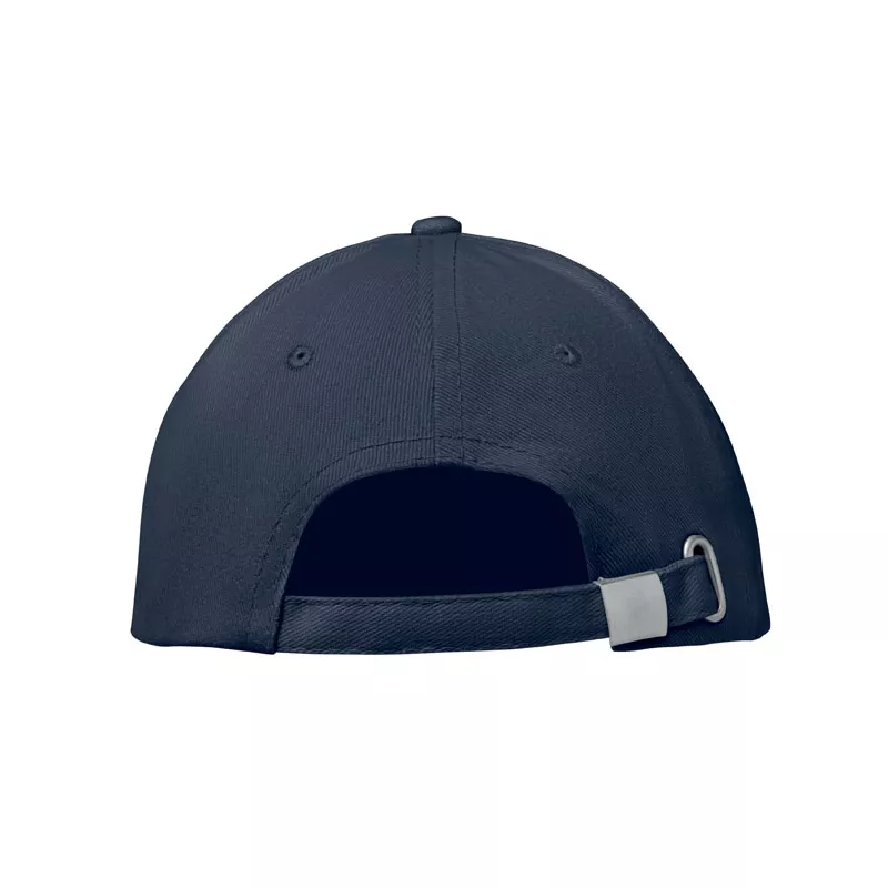 Czapka z daszkiem 6-panelowa 260 g/m² BUFFALO - Biały/Ciemnoniebieski (MO1464-54)