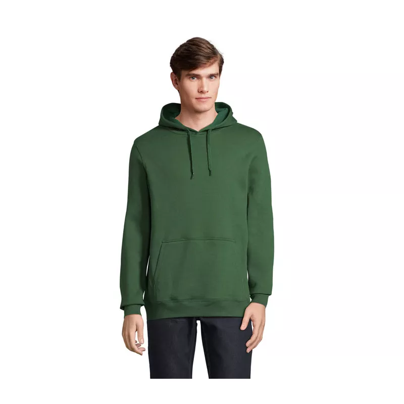 Bluza unisex z kapturem 280 g/m² Sol's SNAKE - Ciemno-Zielony (S47101-BO)