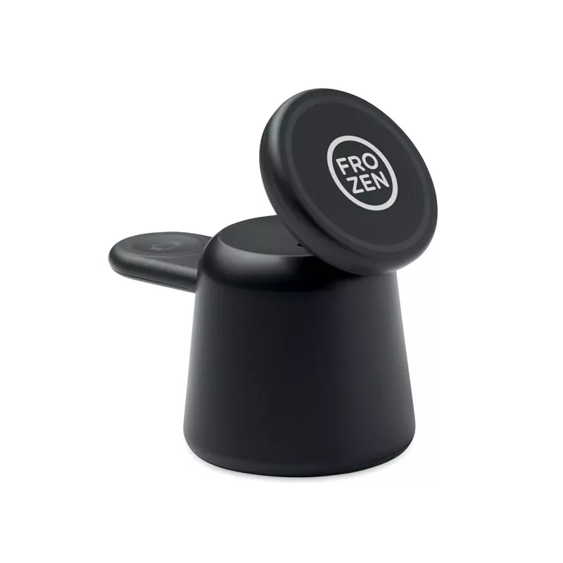 Stacja ładująca 3 w 1 magnetyczna 15W SIMPA - Czarny (MO2732-03)