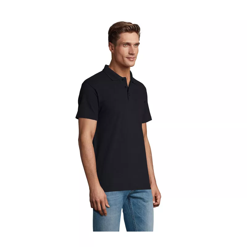 Koszulka polo męska piqué 210 g/m² Sol's SPRING II - Granatowy (S11362-NY)