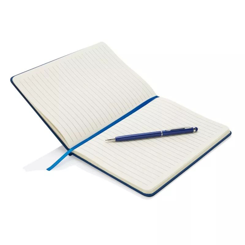 Notatnik A5 Deluxe, touch pen - niebieski (P773.315)