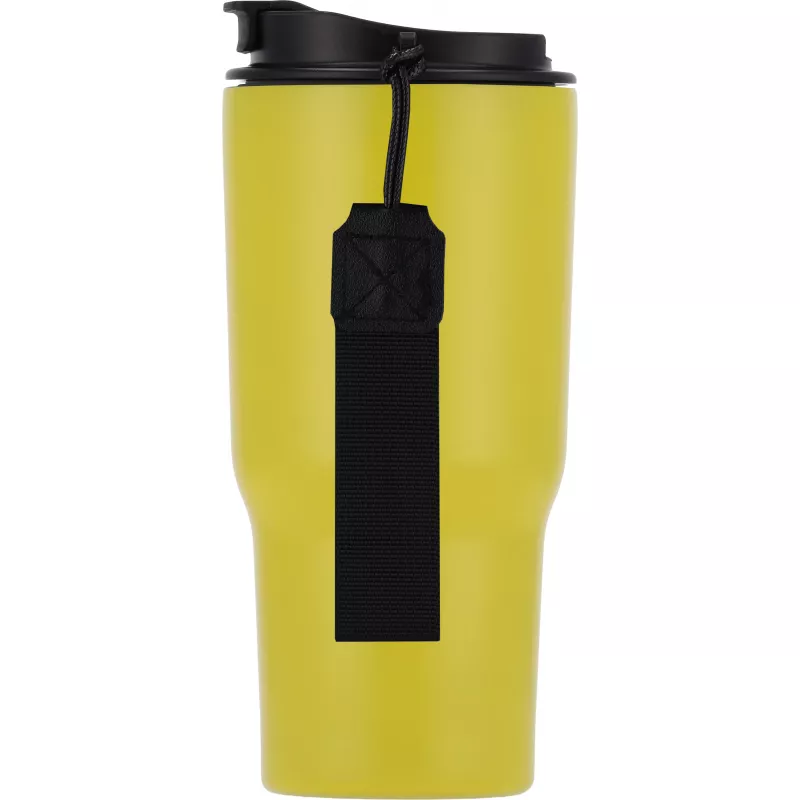 Kubek termiczny 550 ml ze stali z recyklingu DANA - żółty (8523908)
