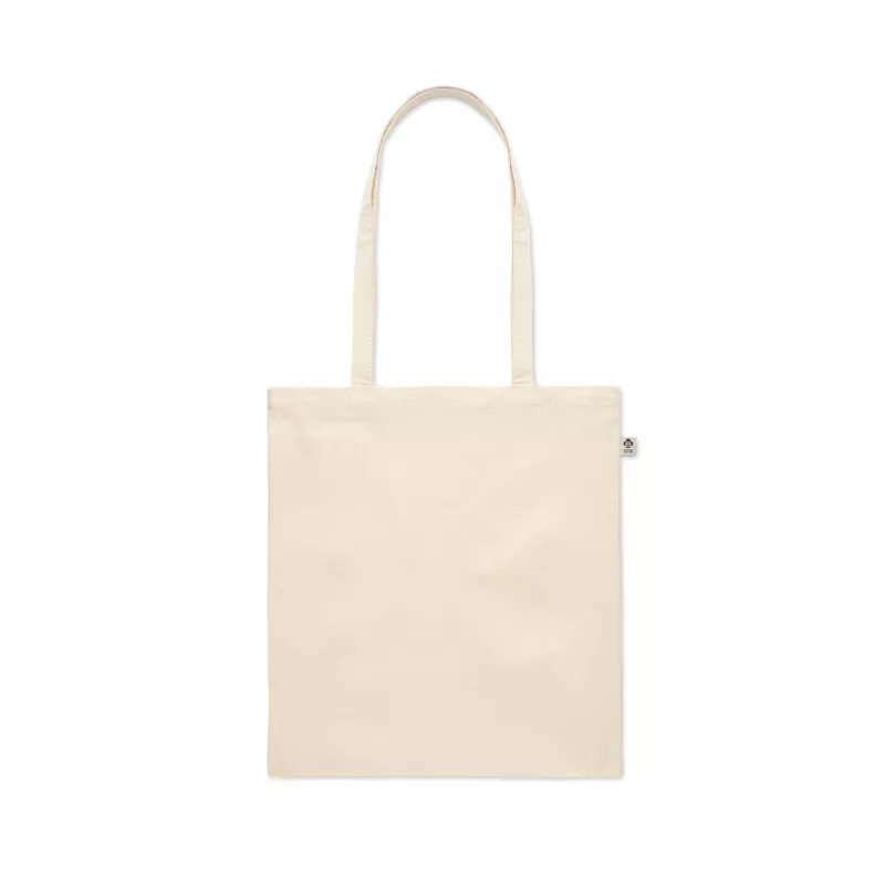 Torba na zakupy z bawełny organicznej 180 g/m² NUORO - Bezowy (MO6632-13)