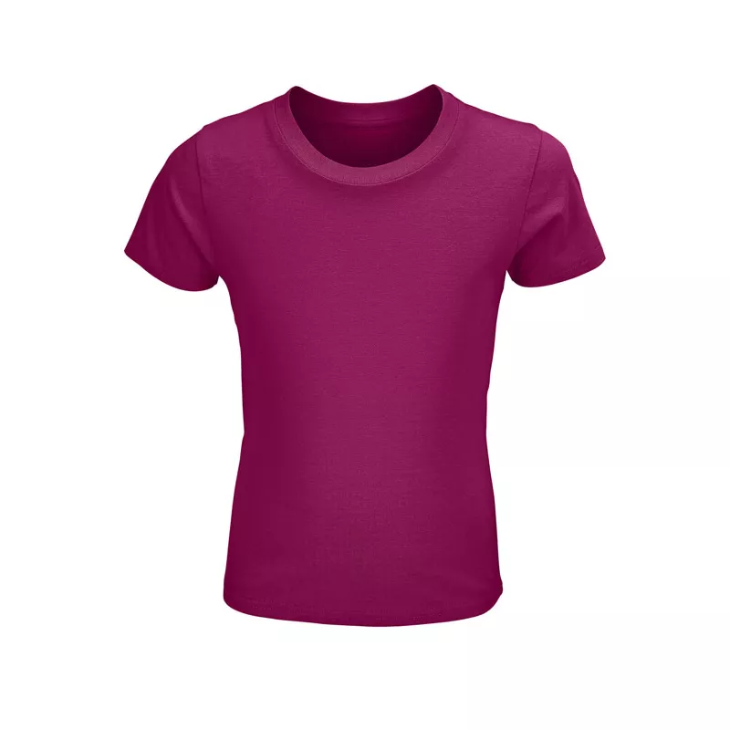 Koszulka organiczna 150 g/m² Sol's CRUSADER KIDS - Fuchsia (S03580-FU)