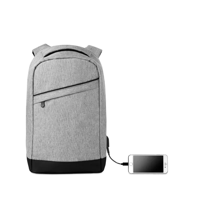 Plecak antykradzieżowy na laptopa 13" BERLIN - Szary (MO9294-07)
