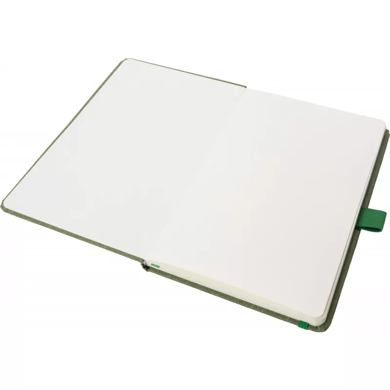 Notatnik A5 w kropki z papieru z recyklingu AGNESE - zielony (2179909)