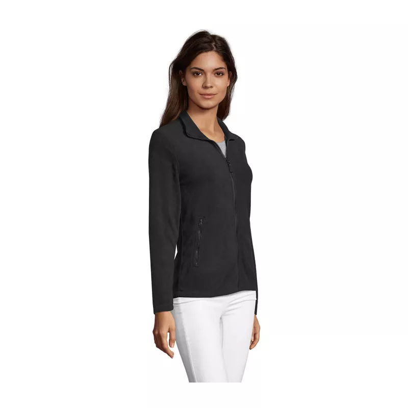 Bluza polarowa damska 220 g/m² Sol's NORMAN WOMEN - Czarny (S02094-BK)