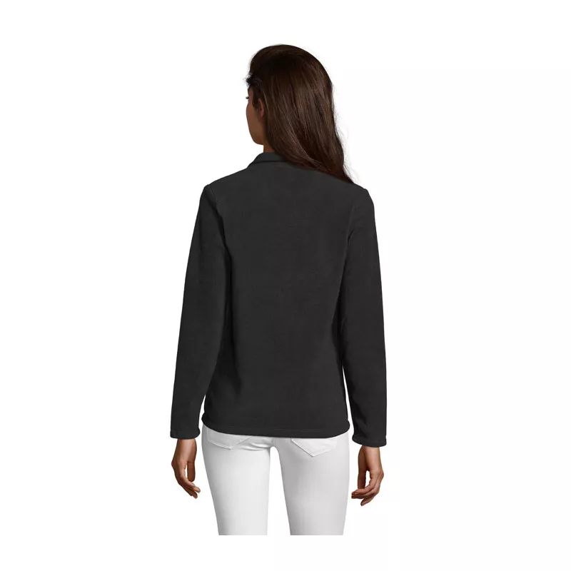 Bluza polarowa damska 220 g/m² Sol's NORMAN WOMEN - Czarny (S02094-BK)