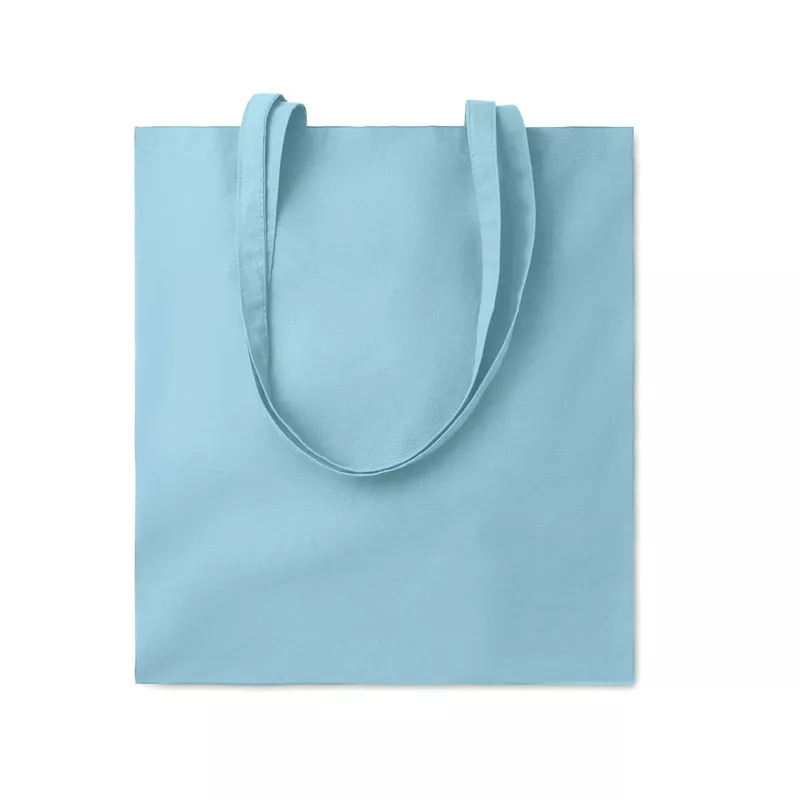 Torba bawełniana 38x42 cm 140 g/m² COTTONEL COLOUR + - Baby Blue (MO9268-66)