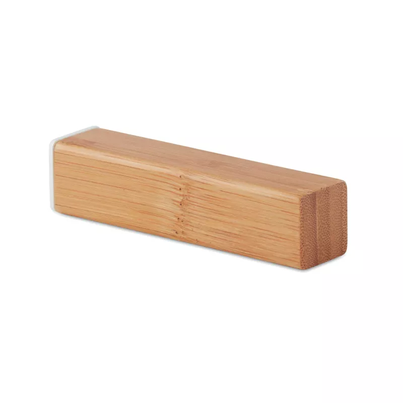 Powerbank w bambusowej obudowie 2200 mAh POWERBAM - Drewna (MO9673-40)