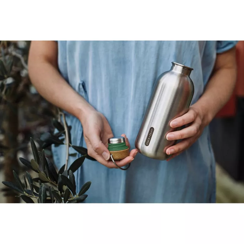 Butelka sportowa 600 ml Black+Blum - olive green (P439.1227)