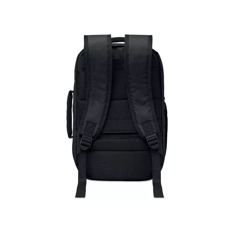 Plecak kabinowy z RPET na laptop 15" FLYSAFE - Czarny (MO2840-03)