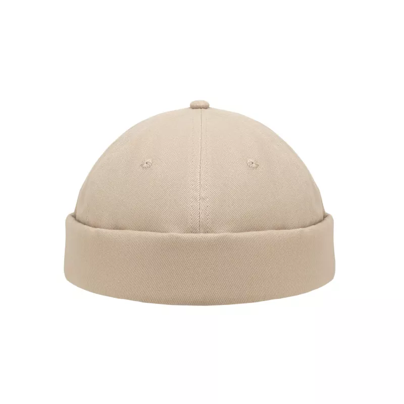 Czapka docker ze szczotkowanej bawełny 260 g/m² DOCK - Bezowy (MO2923-13)
