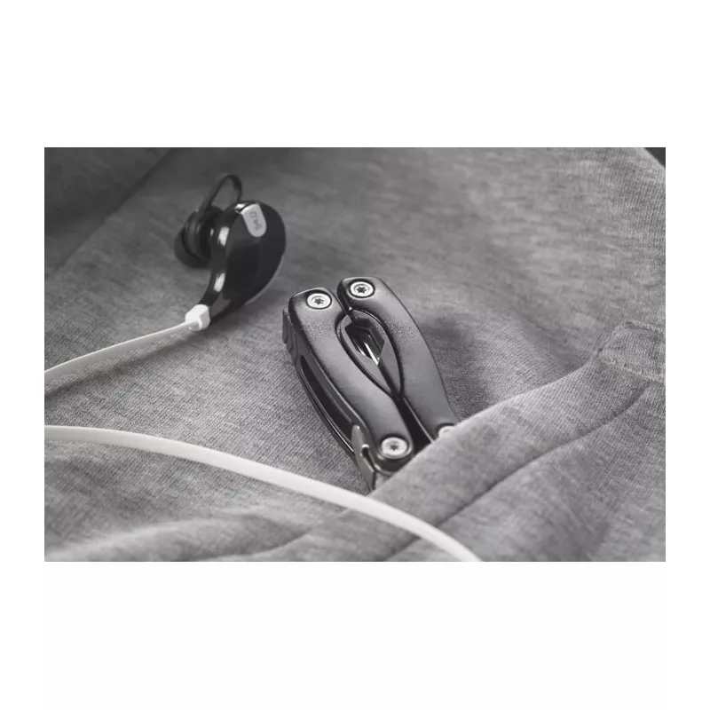 Nóż wielofunkcyjny 9w1 w etui ALOQUIN - Czarny (MO8914-03)