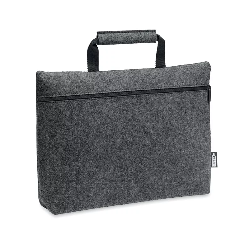 Torba na laptopa 15" z filcu RPET TAPLA - Kamienny Szary (MO6718-15)