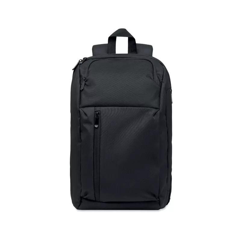 Plecak na laptop 15" z RPET 15 l DOHA - Czarny (MO3123-03)