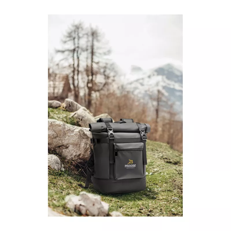 Plecak rolltop z tarpauliny JAYA BAG - Czarny (MO6939-03)