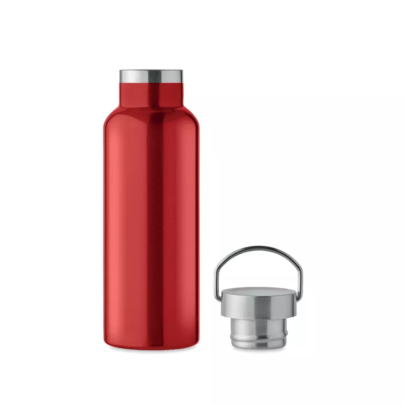 Butelka termiczna z recyklingu 500 ml FLORENCE - Czerwony (MO2107-05)