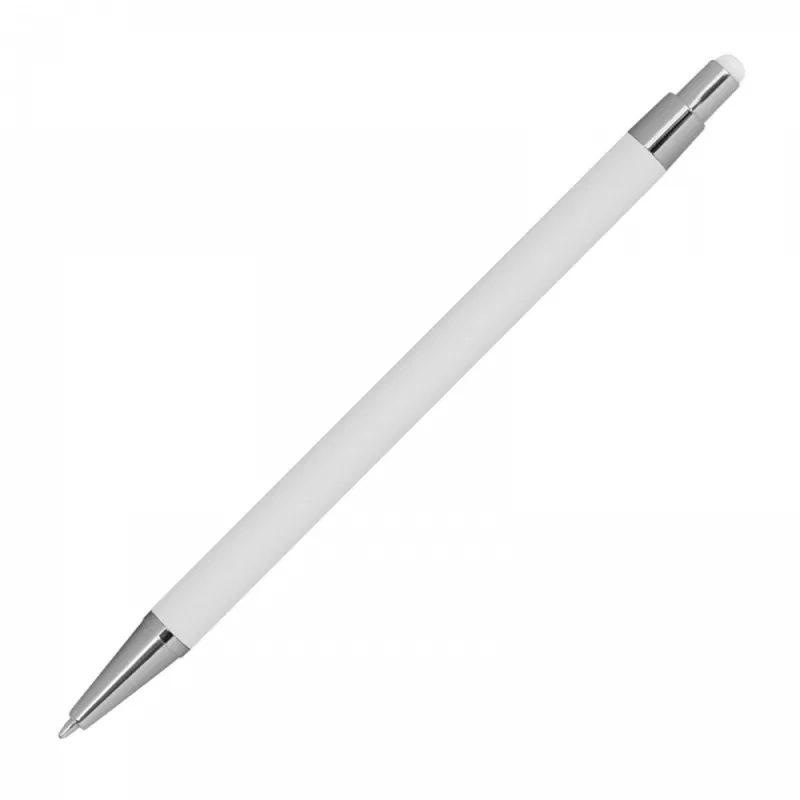 Długopis metalowy touch pen soft touch PAULA - biały (1096406)