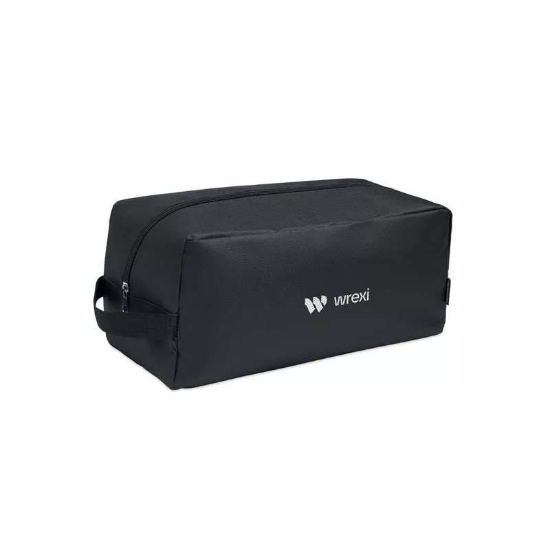 Worek na buty z RPET 600D z zamkiem SHOETOGO - Czarny (MO2977-03)