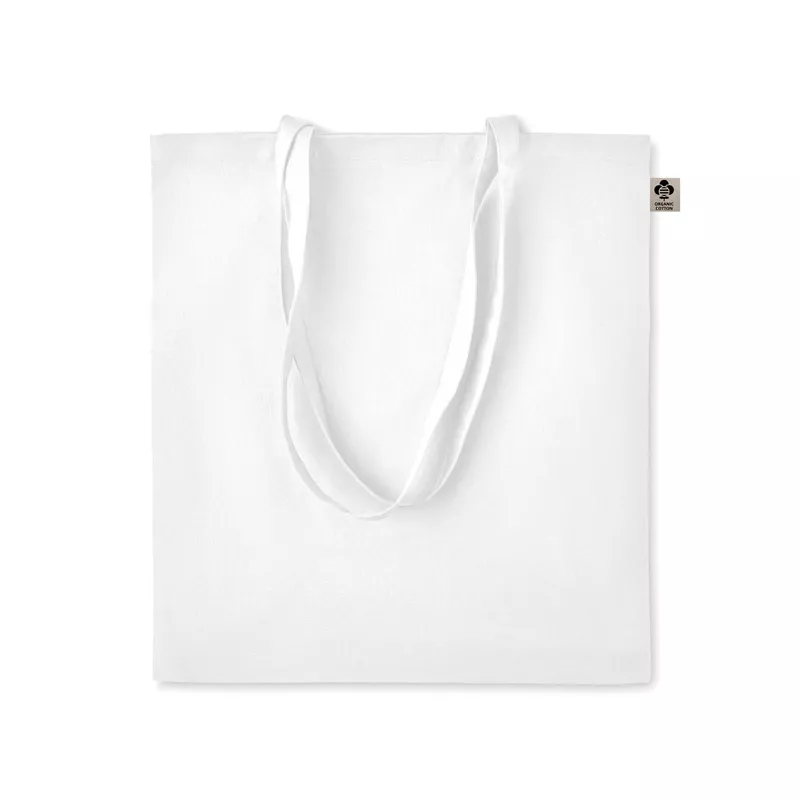Torba z bawełny organicznej 140 g/m² ZIMDE COLOUR - Bialy (MO6189-06)