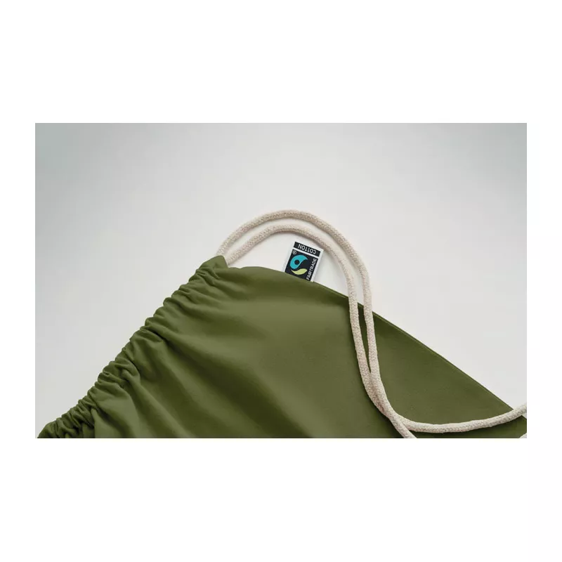 Worek Fairtrade 180 g/m² OSOLE DRAW COLOUR - Ciemnozielony (MO2591-60)
