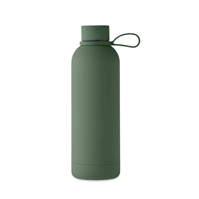Butelka termiczna ze stali z recyklingu 500 ml EMERALD - Ciemnozielony (MO2315-60)
