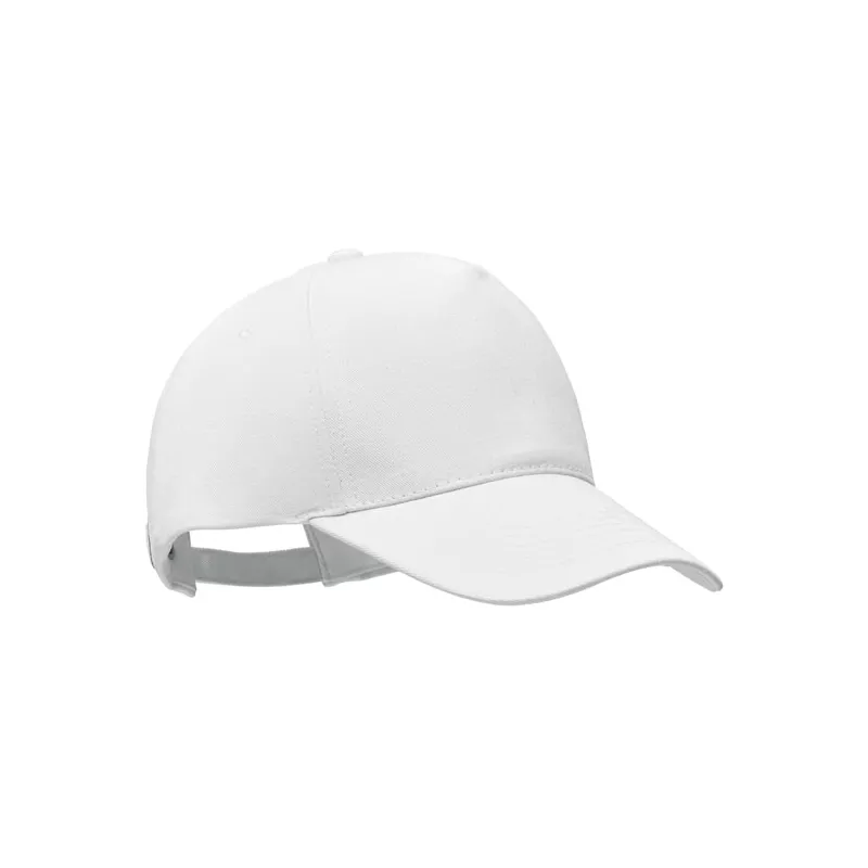 Czapka z daszkiem organiczna 250 g/m² BICCA CAP - Bialy (MO6432-06)