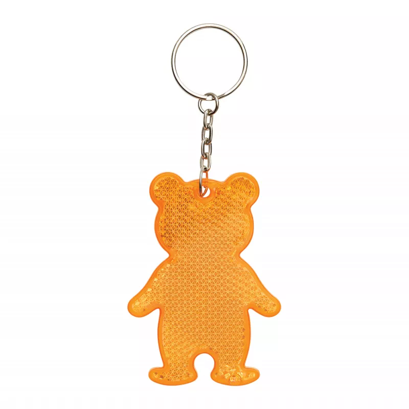 Brelok odblaskowy TEDDY - pomarańczowy (56-0402527)