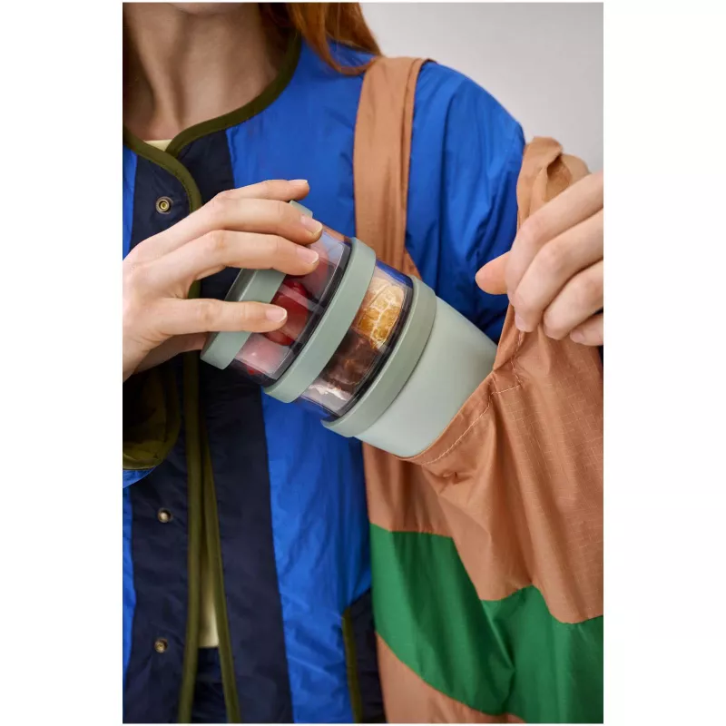 Mepal Ellipse 3-częściowy izolowany pojemnik na lunch o pojemności 500 ml + 2 x 200 ml - Niebieski (11314352)