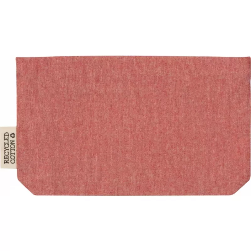 Kosmetyczka z bawełny z recyklingu 180g/m2 HARRY - czerwony (6431005)