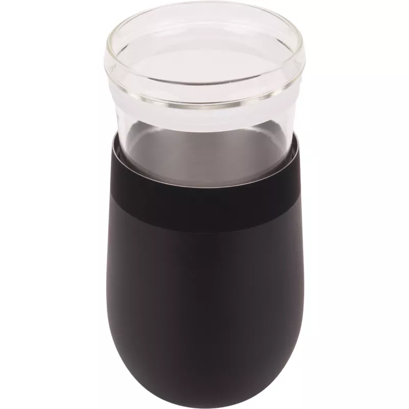 Kubek termiczny PALM BAY MoLu 350 ml - czarny (522403)