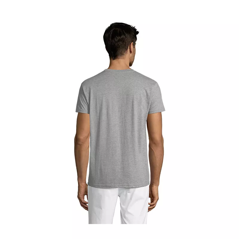 Koszulka unisex 150 g/m² Sol's TITAN - Szary Melanż (S04728-GM)