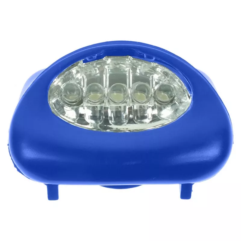 Latarka na głowę 5 LED - granatowy (V5528-04)