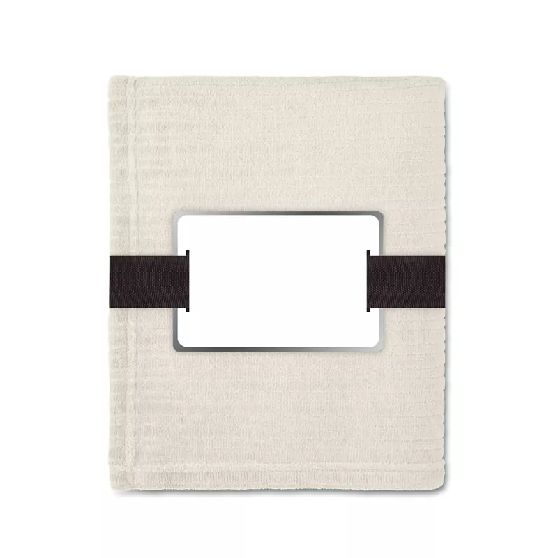 Koc polarowy 125x150 cm 240 g/m² CAP CODE - Bezowy (MO7246-13)