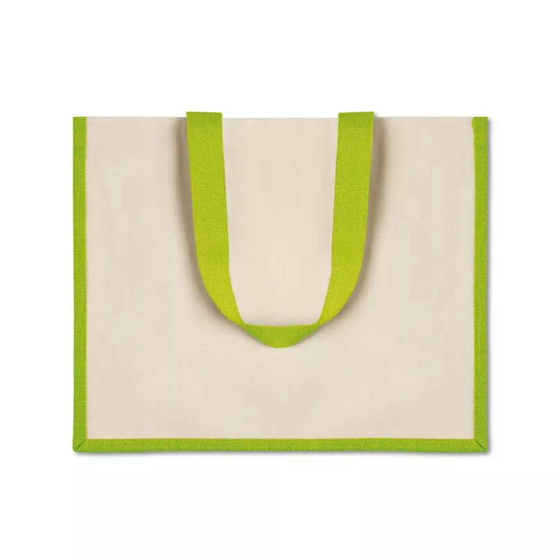 Torba jutowa laminowana CAMPO DE FIORI - Limonka (MO8967-48)